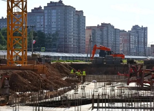 Строительная готовность нового театра в Зашекснинском районе составляет около 6% Строительная готовность нового театра в Зашекснинском районе составляет около 6%