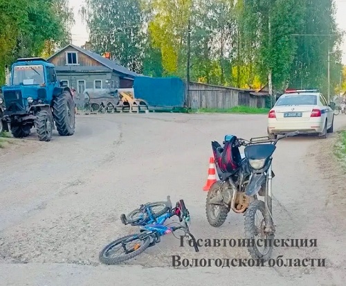 В Кадуйском округе в ДТП пострадал 7-летний велосипедист