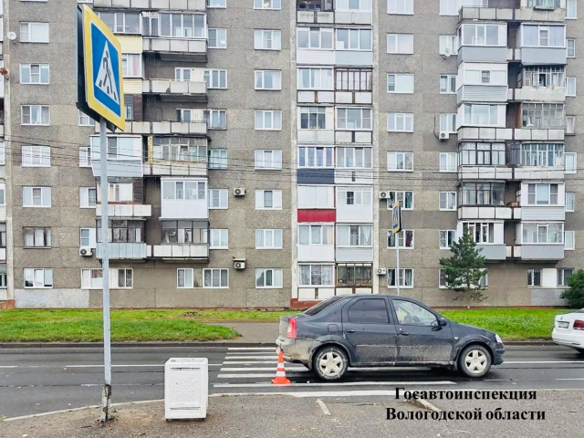 В Череповце в ДТП пострадал юный велосипедист